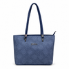 Azure Quilted Executive Tote