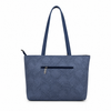 Azure Quilted Executive Tote