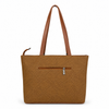 Azure Quilted Executive Tote