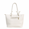 Ivory Luxe Knot Tote Bag
