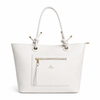 Ivory Luxe Knot Tote Bag