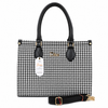 Monarch Houndstooth Tote Bag