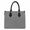 Monarch Houndstooth Tote Bag