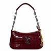 Ruby Luxe Croc Shoulder Bag